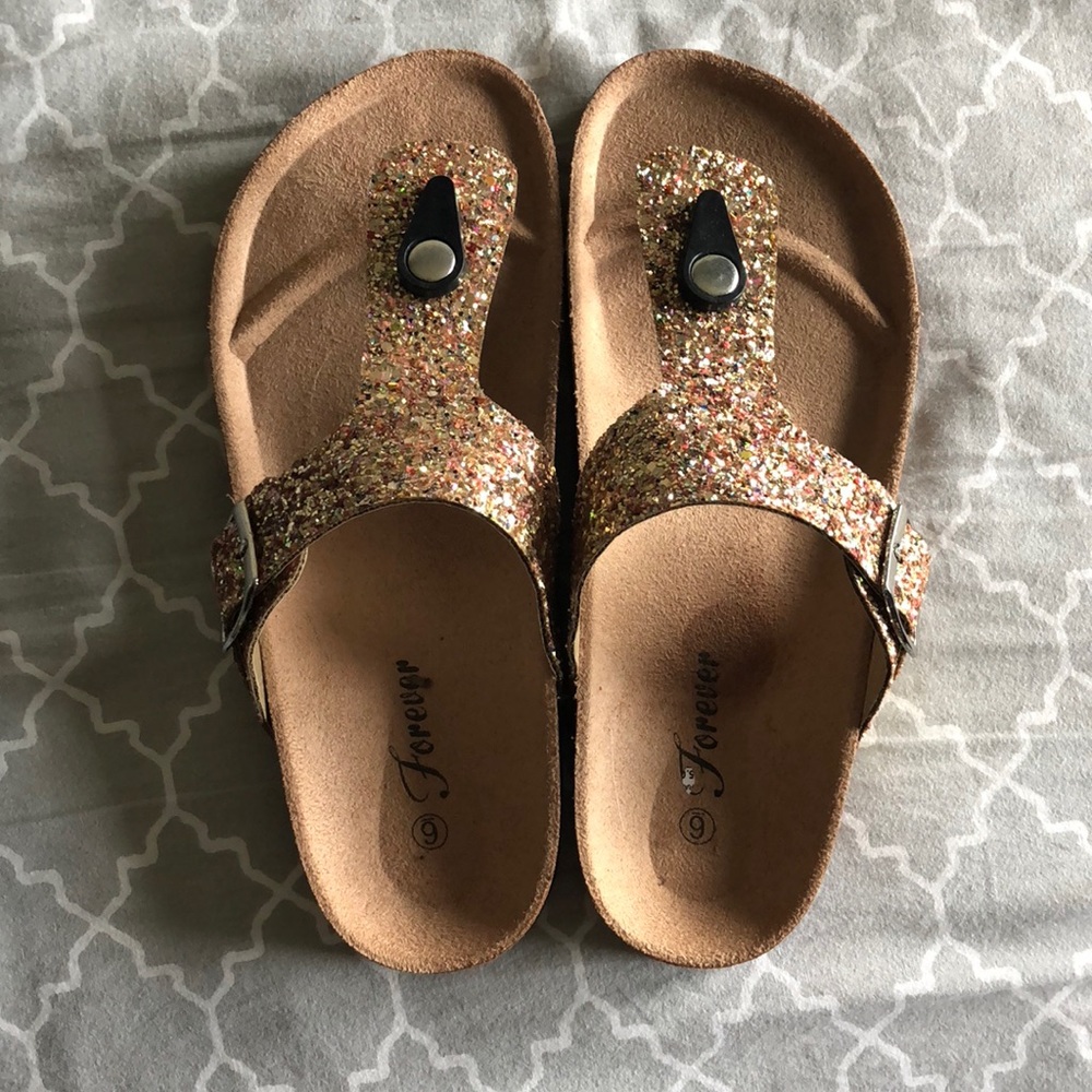 Sparkly sandals